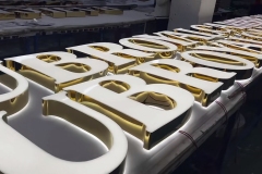 Double-sided Illuminated Lettering - Custom LED Sign