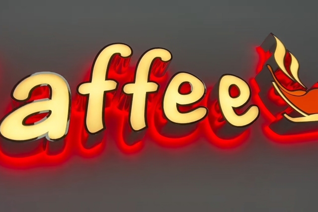 Double-sided Illuminated Lettering - Custom LED Sign