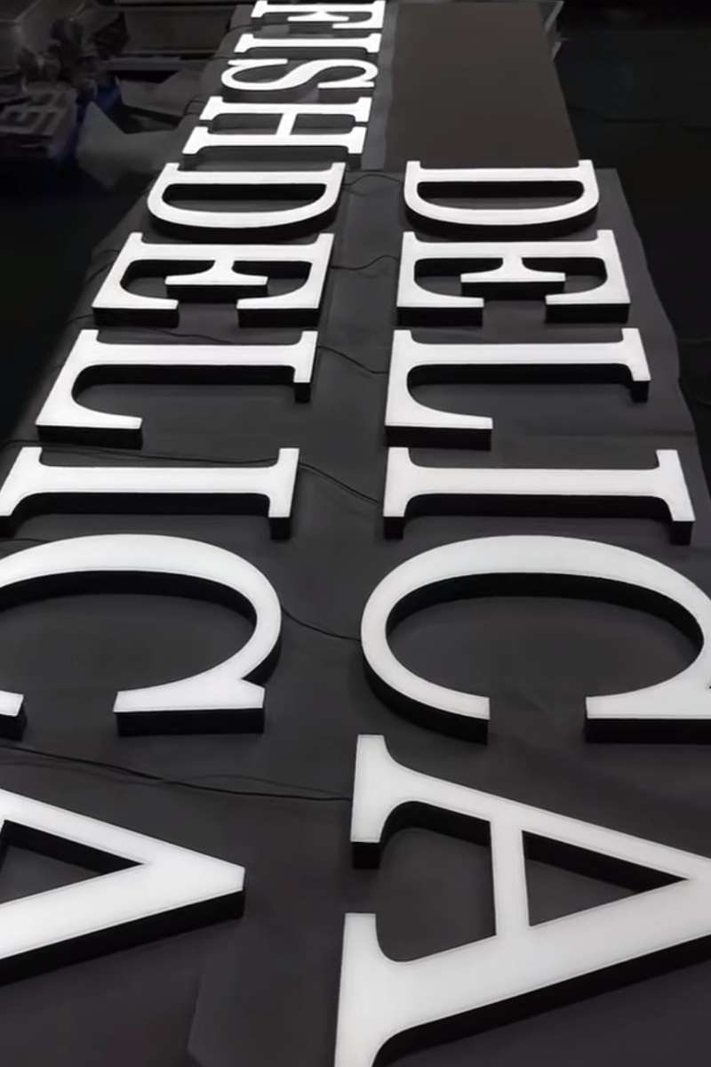 Front-lit LED Acrylic Channel Letters- Custom LED Channel Letters