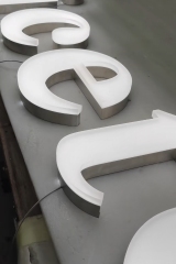 Sandblasted Illuminated Letters- LED Acrylic Signs