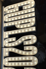 Bulb Illuminated Lettering - Custom Bar Signs & Vintage Illumination