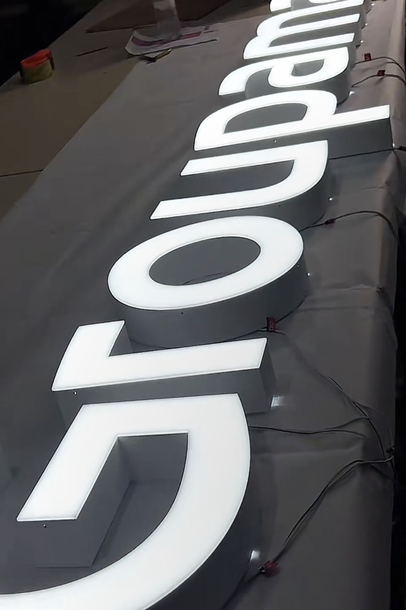 Front-lit LED Acrylic Channel Letters- Custom LED Channel Letters