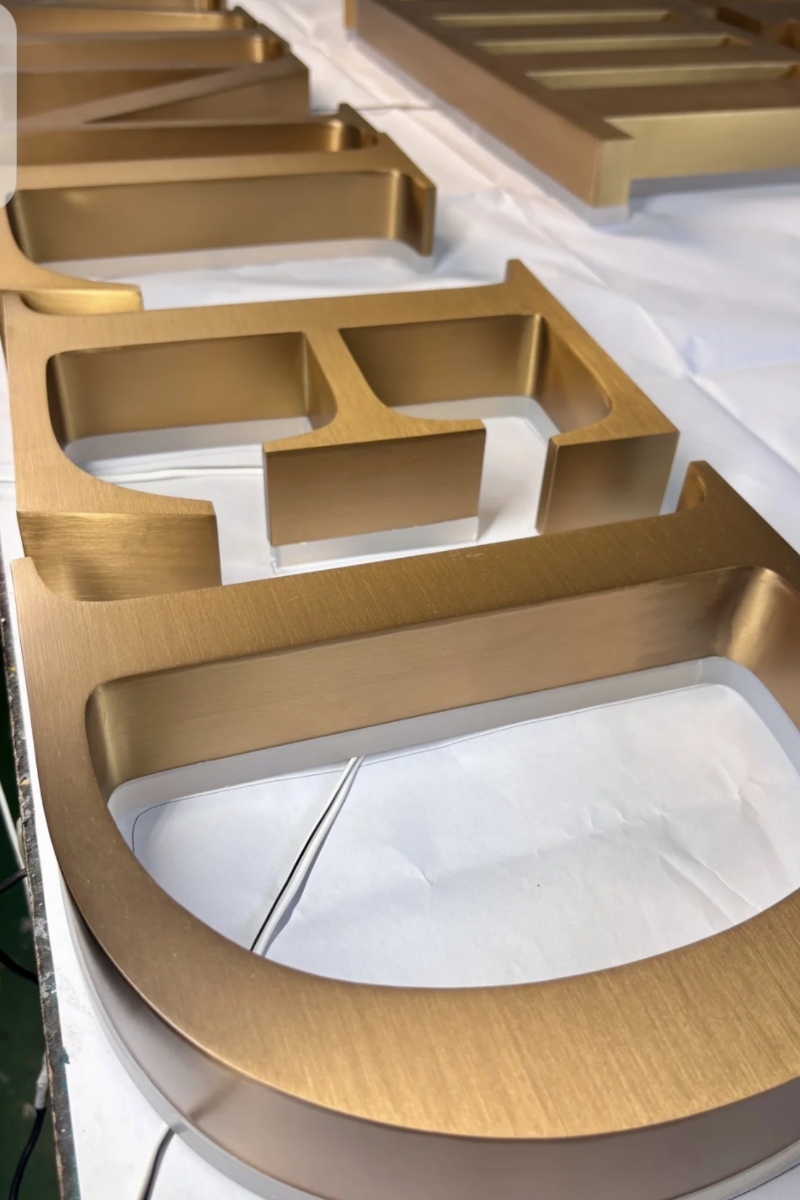 High-precision Metal Channel Letters- Custom Acrylic Sign
