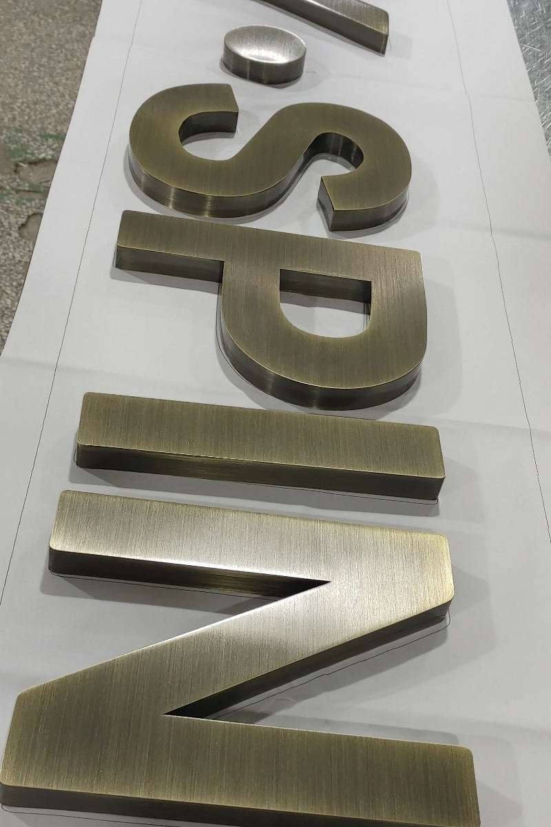 High-precision Metal Channel Letters- Custom Acrylic Sign