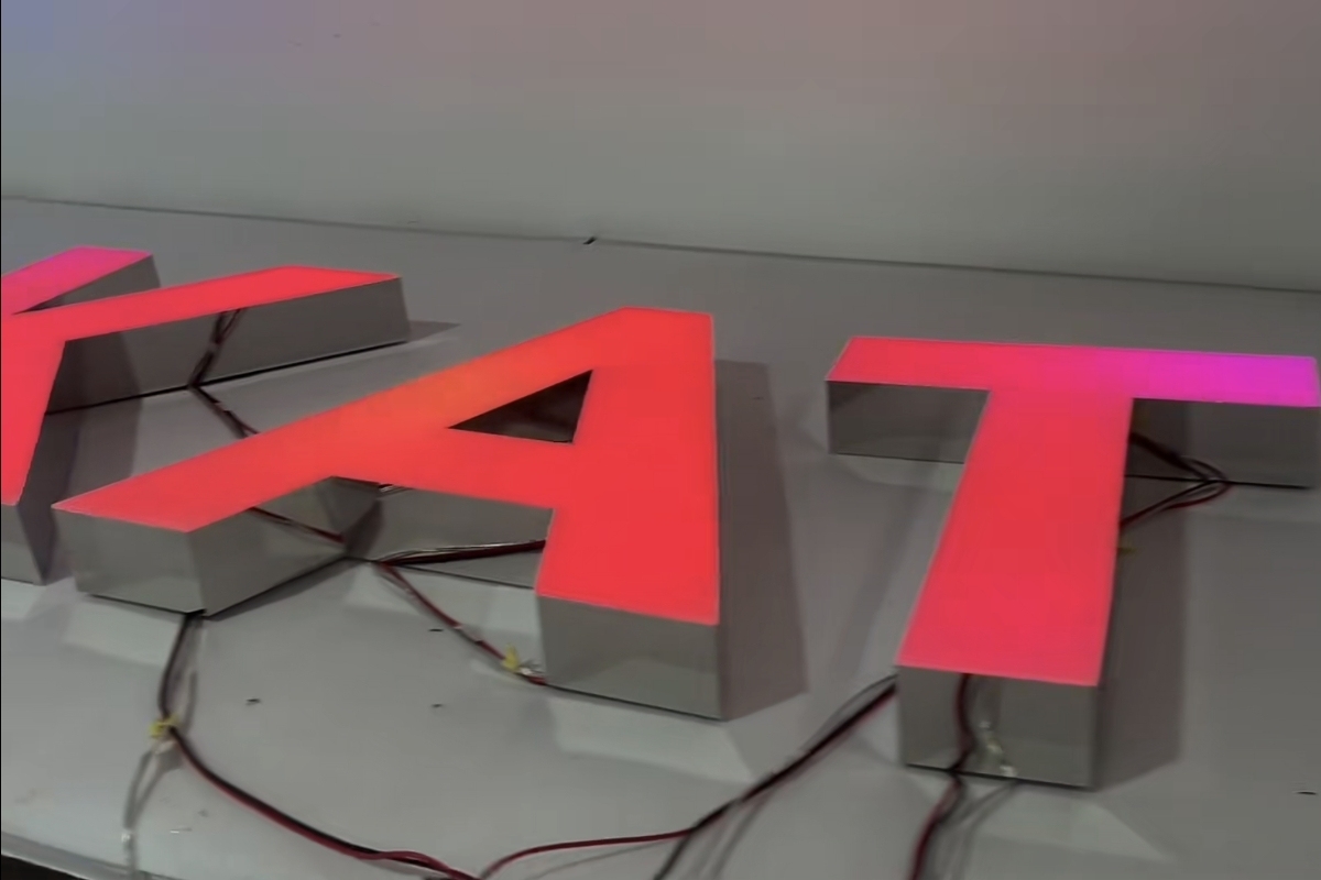 RGB LED Channel Lettering- Custom LED Business Sign