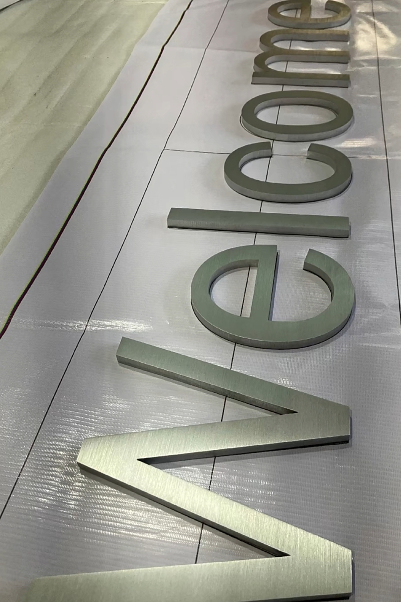 High-precision Metal Channel Letters- Custom Acrylic Sign