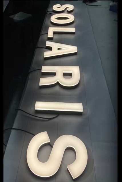 Front-lit LED Acrylic Channel Letters- Custom LED Channel Letters