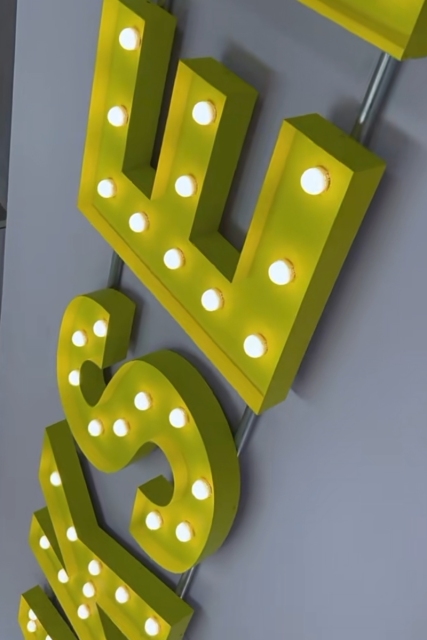 Bulb Illuminated Lettering - Custom Bar Signs & Vintage Illumination