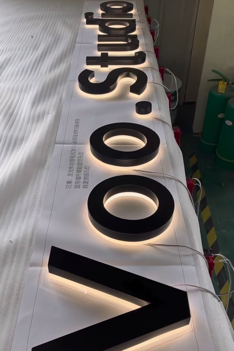 Backlit Metal Channel Letters - Custom Light Up Signs