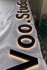 Backlit Metal Channel Letters - Custom Light Up Signs
