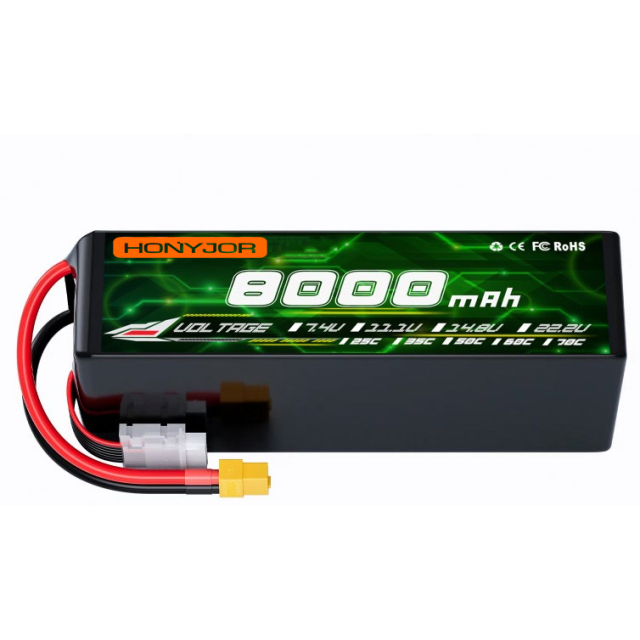 6S 22.2V 60C/80C/100C 8000mAh Drone Battery Lipo Battery Specially for 8/10inch FPV Drone,6S 22.2V 60C/80C/100C 8000mAh Drone Battery Lipo Battery Specially for 8/10inch FPV Drone, designed  for RC Airplane Truck Helicopter, RC car,,LiPo Battery & Lithium Polymer Battery Manufacturer | Honyjor