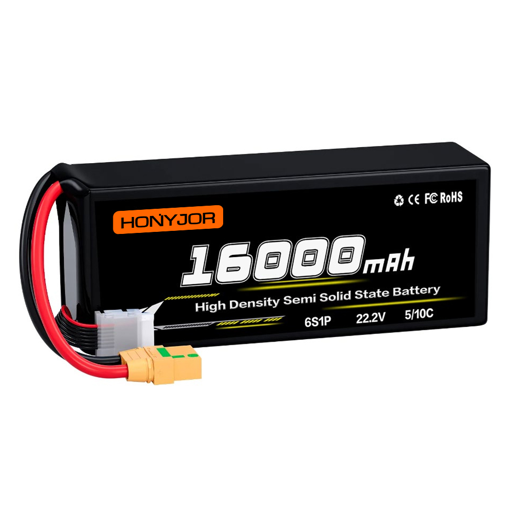 6S1P 22.2V 5C/10C 16000mAh High-Density Lithium Battery, Suitable For Drones And Unmanned Aerial Systems,6S1P 22.2V 16000mAh 5C/10C Lipo Battery Specially for FPV Drone, RC Airplane,  Truck, Helicopter, RC car,,LiPo Battery & Lithium Polymer Battery Manufacturer | Honyjor