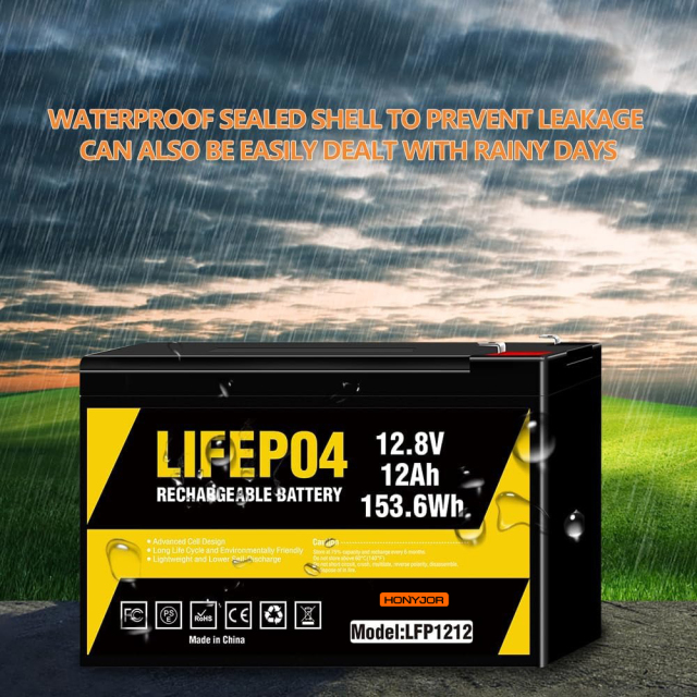 12.8v 12Ah LiFePO4 Battery LFP1212,12.8V 12Ah LiFePO4 Battery Pack (4S) | Custom & Wholesale | HONYJOR,LiPo Battery & Lithium Polymer Battery Manufacturer | Honyjor