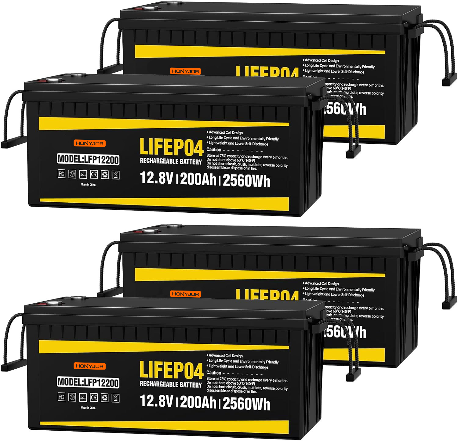 12.8v 200Ah LiFePO4 Battery LFP12200,12.8v 200Ah LiFePO4 Battery LFP12200,LiPo Battery & Lithium Polymer Battery Manufacturer | Honyjor