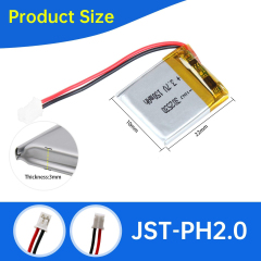 3.7V Li-ion Battery 150mAh,3.7V Li-ion Battery 150mah,LiPo Battery & Lithium Polymer Battery Manufacturer | Honyjor