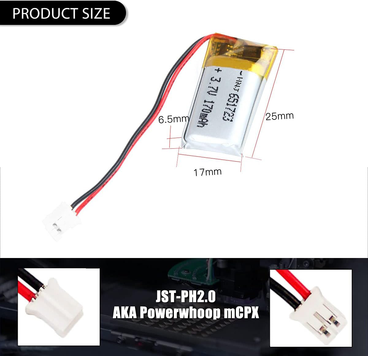 3.7V Li-ion Battery 170mAh,3.7V Li-ion Battery 170mAh,LiPo Battery & Lithium Polymer Battery Manufacturer | Honyjor