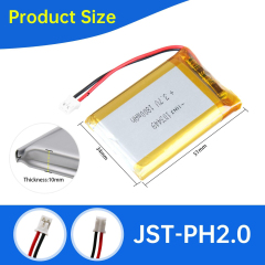 3.7V Li-ion Battery 1800mAh,3.7V Li-ion Battery 1800mAh,LiPo Battery & Lithium Polymer Battery Manufacturer | Honyjor