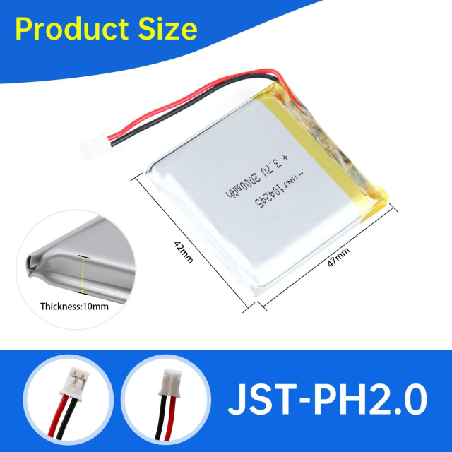 3.7V Li-ion Battery 2000mAh,3.7V Li-ion Battery 2000mAh,LiPo Battery & Lithium Polymer Battery Manufacturer | Honyjor