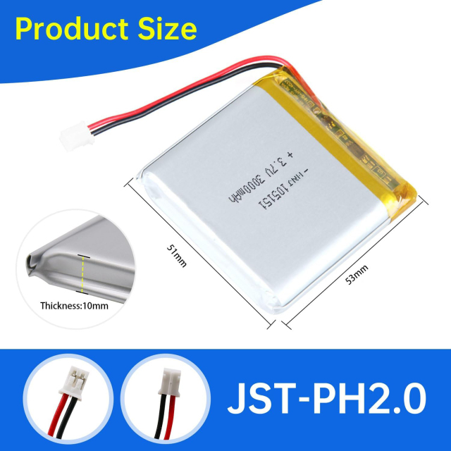 3.7V Li-ion Battery 3000mAh,3.7V Li-ion Battery 3000mAh,LiPo Battery & Lithium Polymer Battery Manufacturer | Honyjor