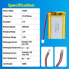 3.7V Li-ion Battery 3600mAh,3.7V Li-ion Battery 3600mAh,LiPo Battery & Lithium Polymer Battery Manufacturer | Honyjor