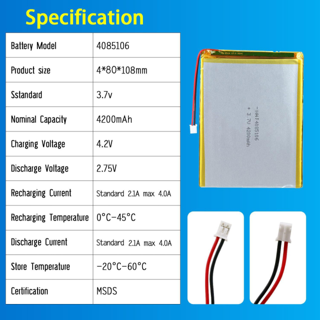 3.7V Li-ion Battery 4200mAh,3.7V Li-ion Battery 4200mAh,LiPo Battery & Lithium Polymer Battery Manufacturer | Honyjor