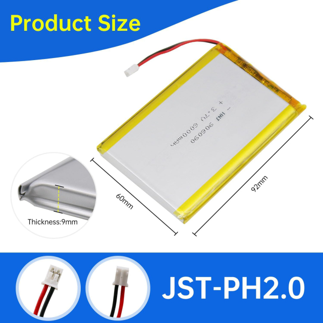 3.7V Li-ion Battery 6000mAh,3.7V Li-ion Battery 6000mAh,LiPo Battery & Lithium Polymer Battery Manufacturer | Honyjor