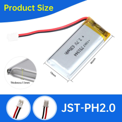 3.7V Li-ion Battery 630mAh,3.7V Li-ion Battery 630mAh,LiPo Battery & Lithium Polymer Battery Manufacturer | Honyjor