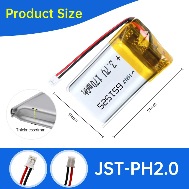 3.7V Li-ion Battery 70mAh,3.7V Li-ion Battery 70mah,LiPo Battery & Lithium Polymer Battery Manufacturer | Honyjor