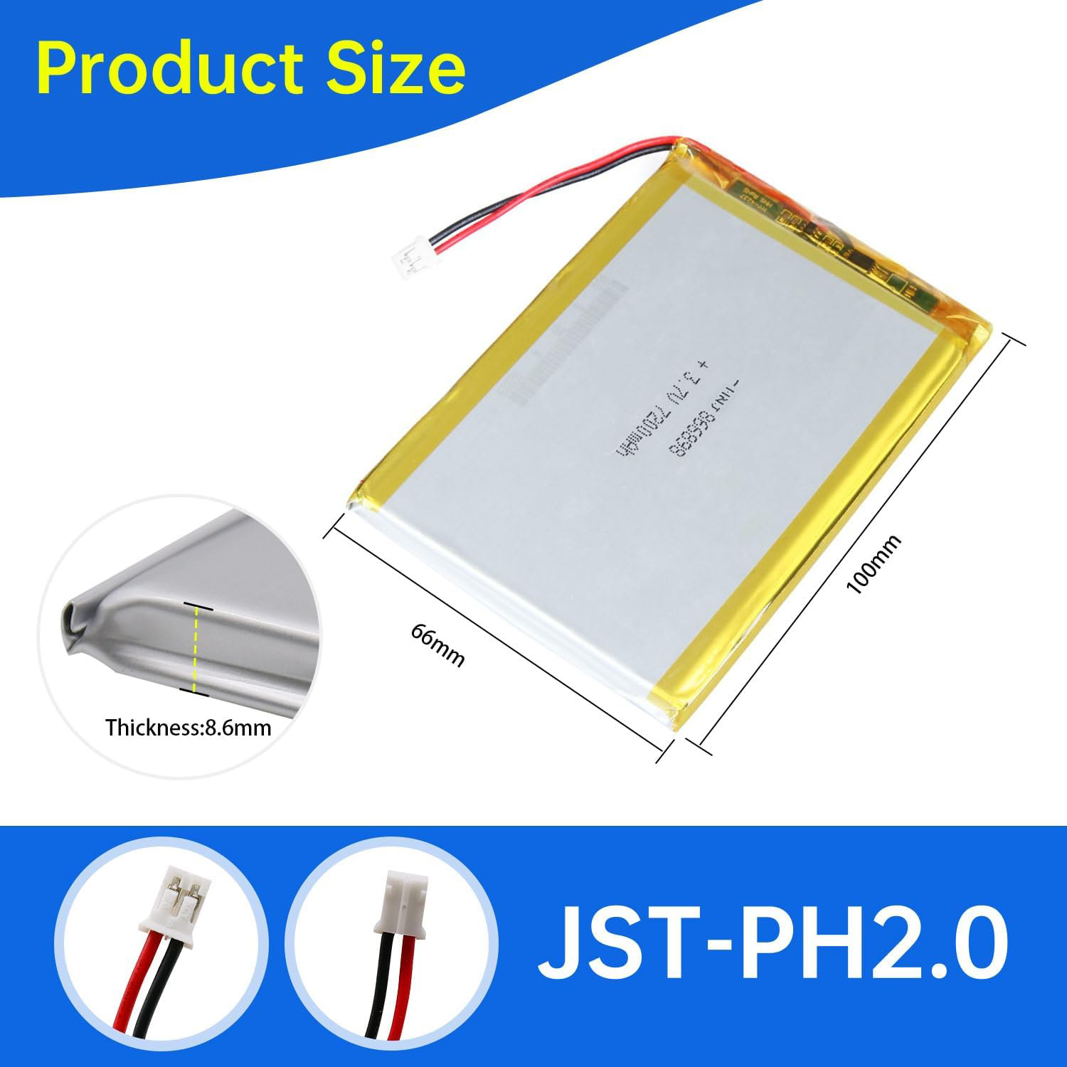 3.7V Li-ion Battery 7200mAh,3.7V Li-ion Battery 7200mAh,LiPo Battery & Lithium Polymer Battery Manufacturer | Honyjor