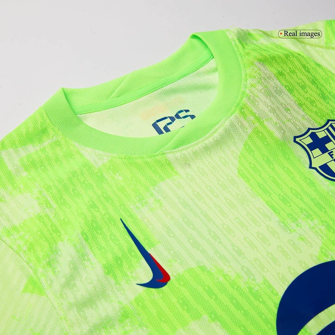 Barcelona Third Away Authentic Soccer Jersey -（Spotify Logo Without Text）