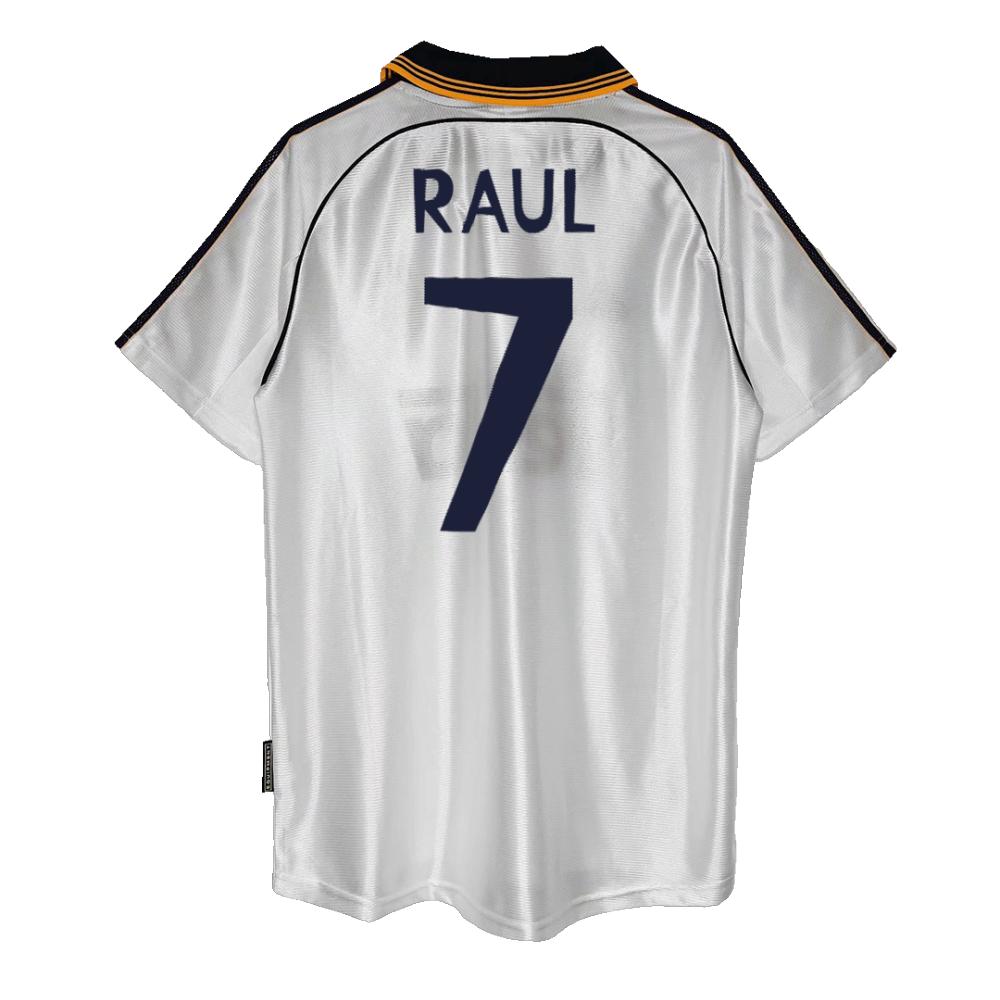 Vintage Soccer Jersey RAUL #7 Real Madrid Home 1999/00
