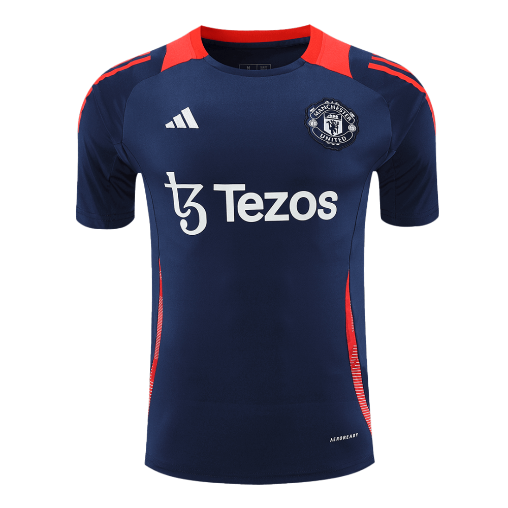 Manchester United Pre-Match Soccer Jersey Navy