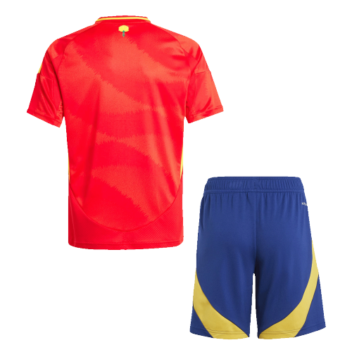 Spain Home Kids Soccer Jerseys Kit EURO