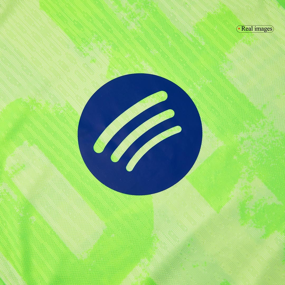 Barcelona Third Away Authentic Soccer Jersey -（Spotify Logo Without Text）