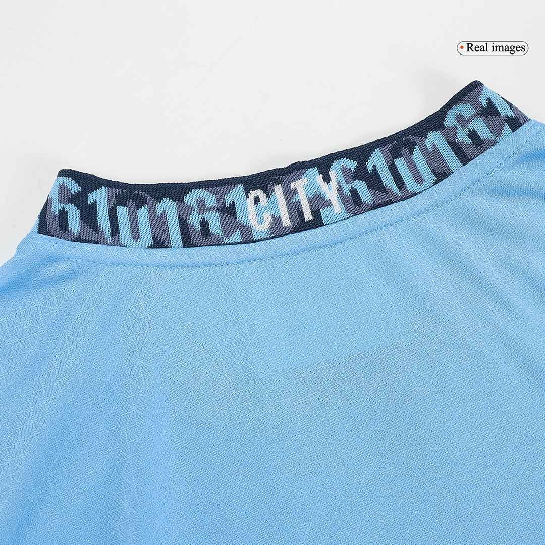 Manchester City Home Authentic Soccer Jersey