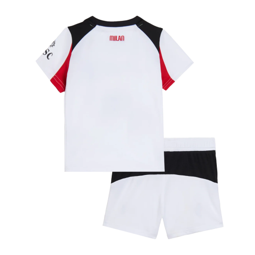 AC Milan Away Kids Soccer Jerseys Kit 2025/26