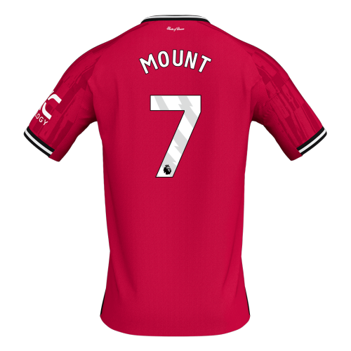 MOUNT #7 Manchester United Home Soccer Jersey 2025/26
