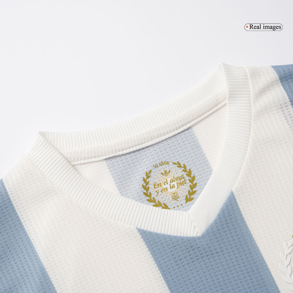 Argentina Kids Soccer Jerseys Kit - 50th Anniversary