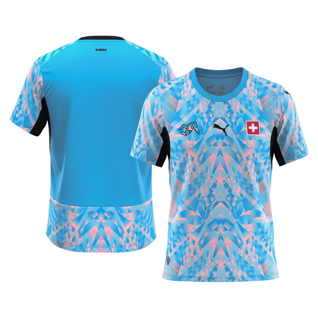 Switzerland Goalkeeper Soccer Jersey World Cup 2026 Blue