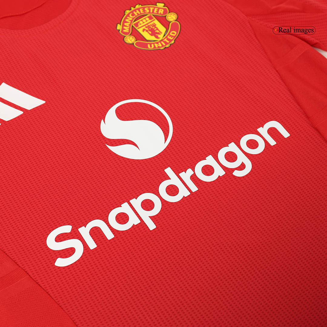 Manchester United Home Authentic Soccer Jersey