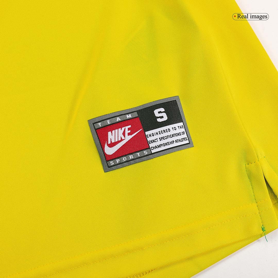 Vintage Soccer Jersey RIVALDO #10 Brazil Home 1998