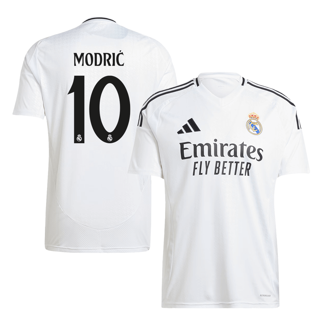 MODRIĆ #10 Real Madrid Home Soccer Jersey