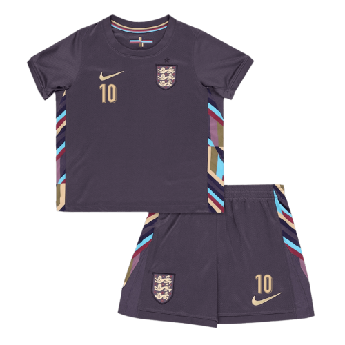 BELLINGHAM #10 England Away Kids Soccer Jerseys Kit EURO