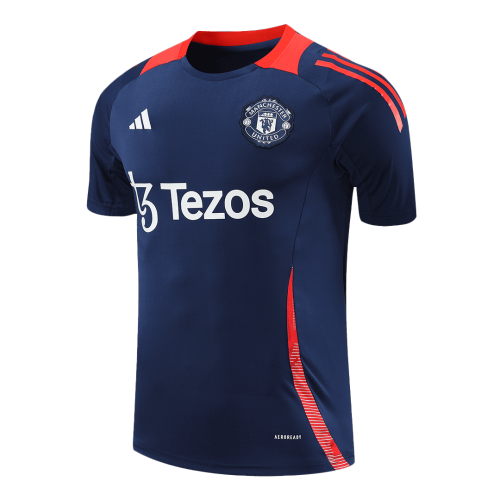 Manchester United Pre-Match Soccer Jersey Navy