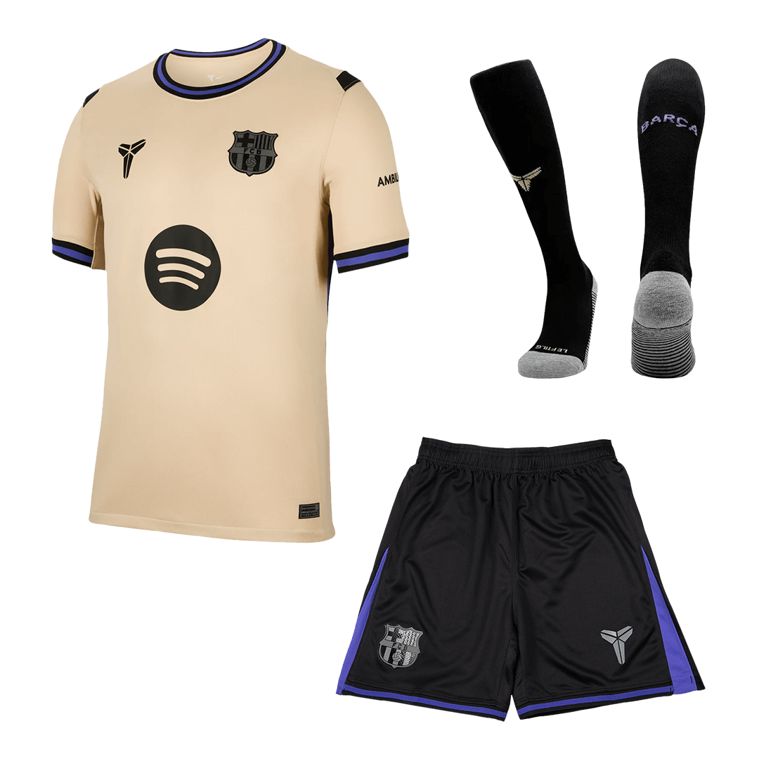Barcelona Away Jerseys Full Kit 2025/26