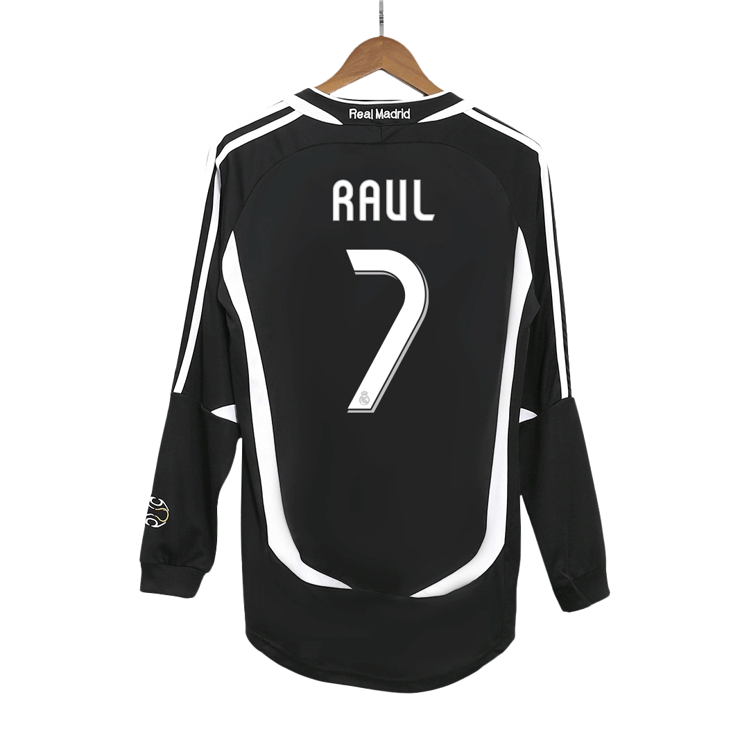 Vintage Soccer Jersey RAUL #7 Real Madrid Away Long Sleeve 2006/07