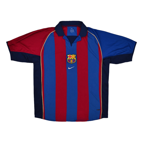 Vintage Soccer Jersey RIVALDO #10 Barcelona Home 2001/02