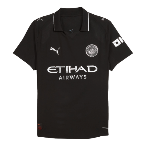 RODRIGO #16 Manchester City Away Authentic Soccer Jersey 2025/26