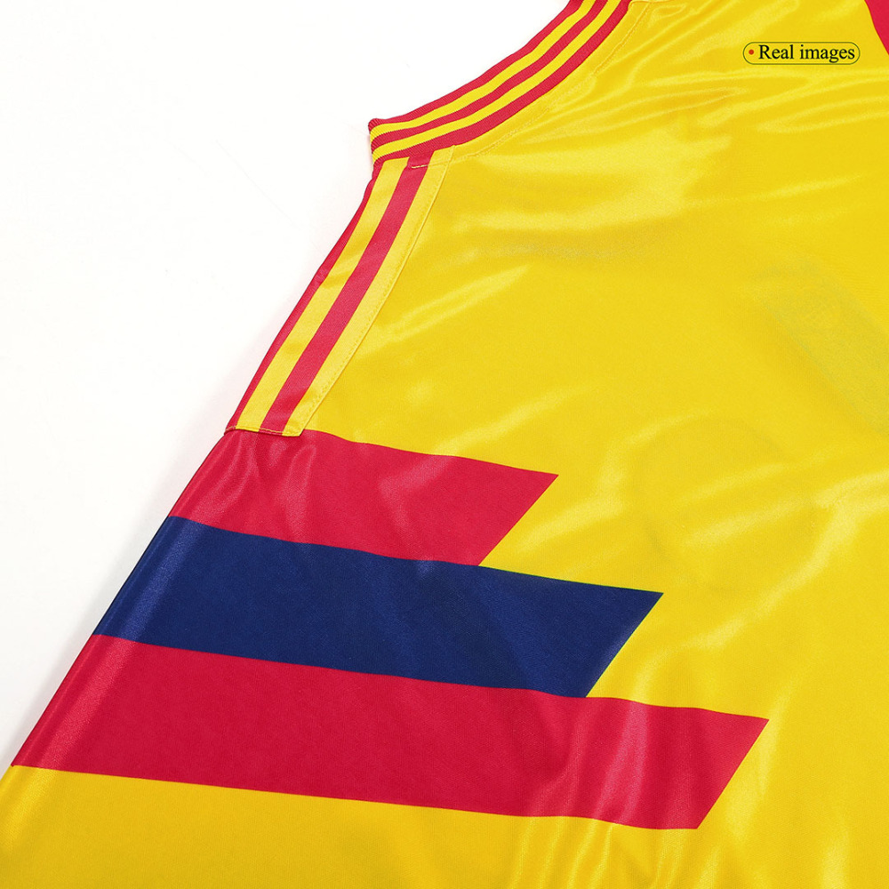 Vintage Soccer Jersey Colombia Home 1990