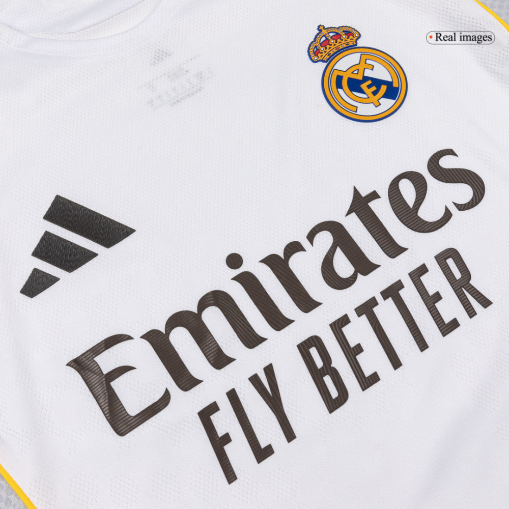 Real Madrid Home Authentic Soccer Jersey 2025/26